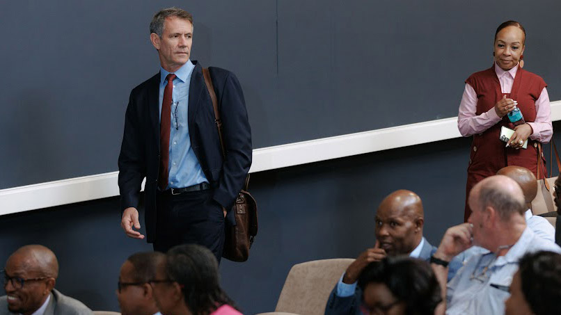 Minister for Finance Neal Rijkenberg. 